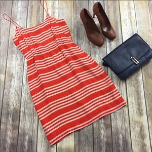 J.Crew Silk Stripped Dress Size 4